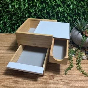 Umbra Stowit Wooden Modern Jewelry Box Organizer